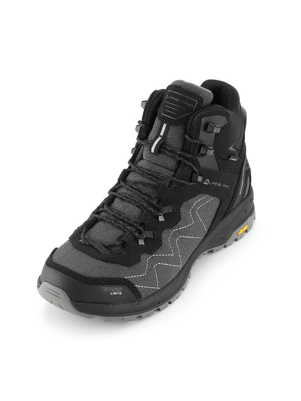 ALPINE PRO Zunanja obutev s ptx membrano ALPINE PRO CERNE 2 black