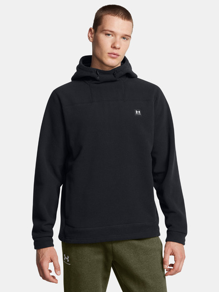 Under Armour Moški pulover  Under Armour UA Expanse Fleece Hoodie-BLK