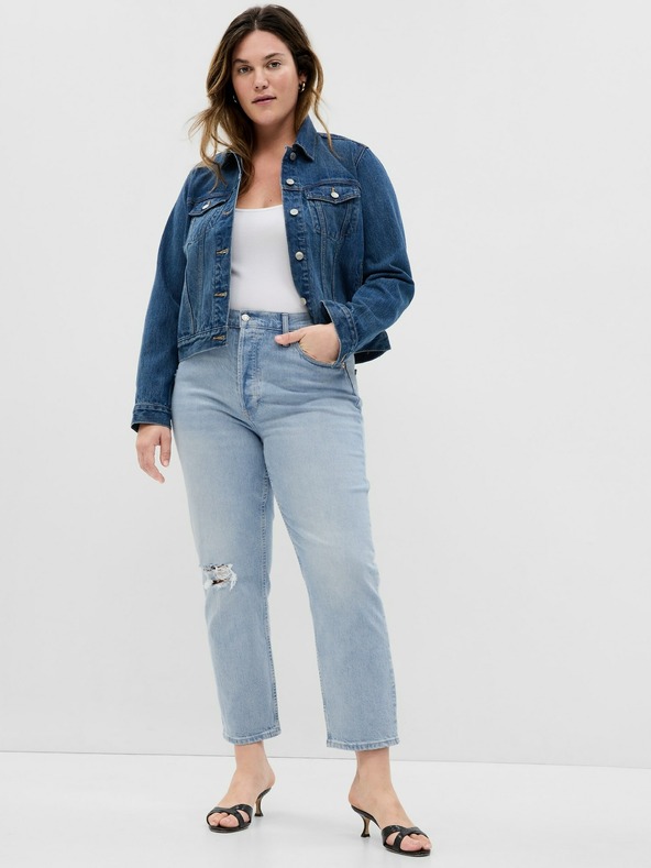 GAP Jeans hlače straight High Rise Cheeky GAP