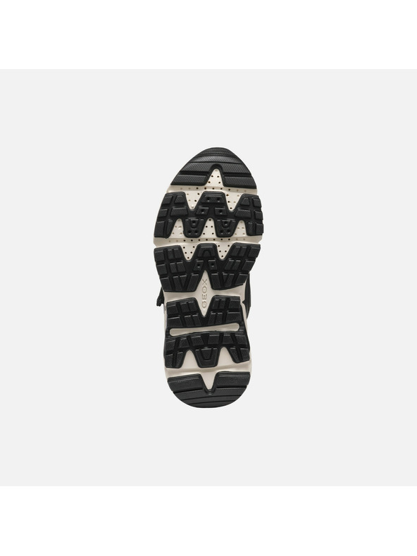 Geox Črni fantovski gležnjarji Geox Flexyper Plus