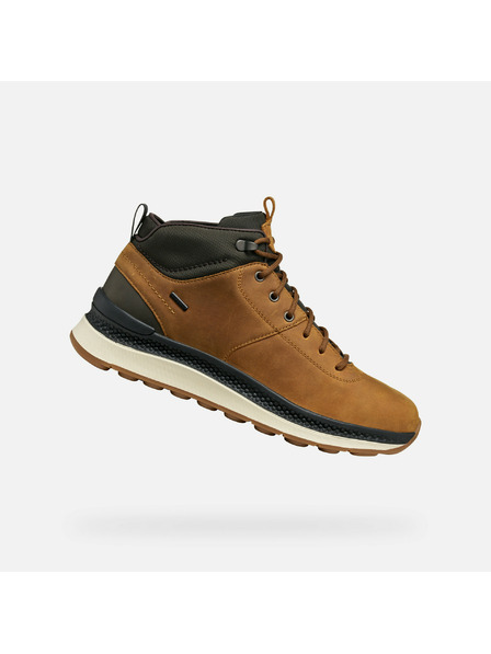 Geox Svetlo rjava moška gležnjarska obutev Geox Spherica Actif X2