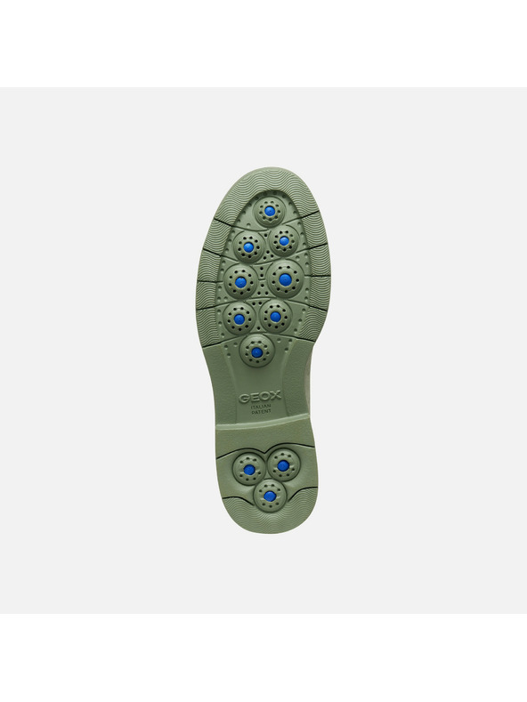 Geox Zelene ženske mokasine Geox Spherica EC1 B