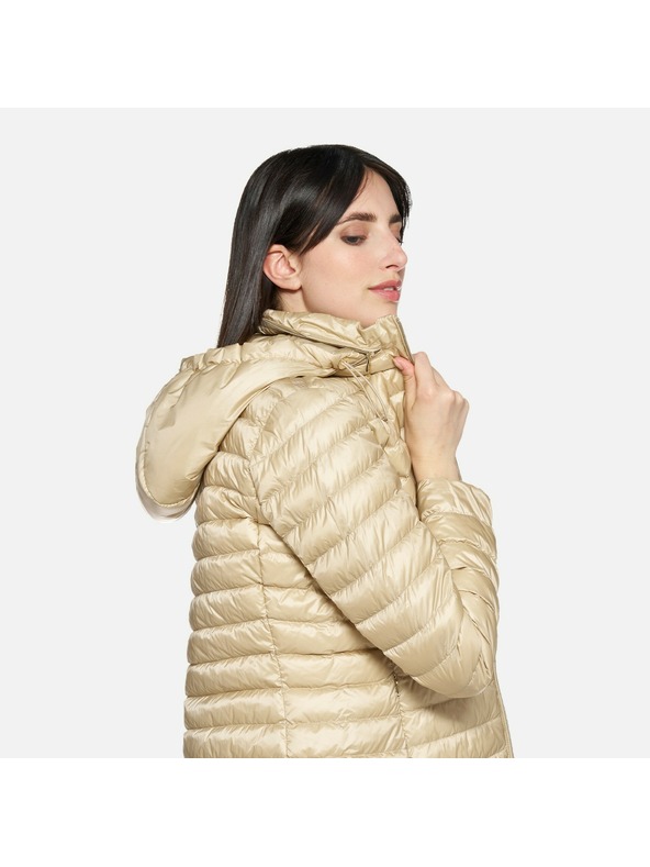 Geox Bež ženska puhovka Geox Jaysen