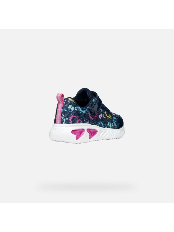Geox Temno modra djecja svetleca sportna copata Geox Assister