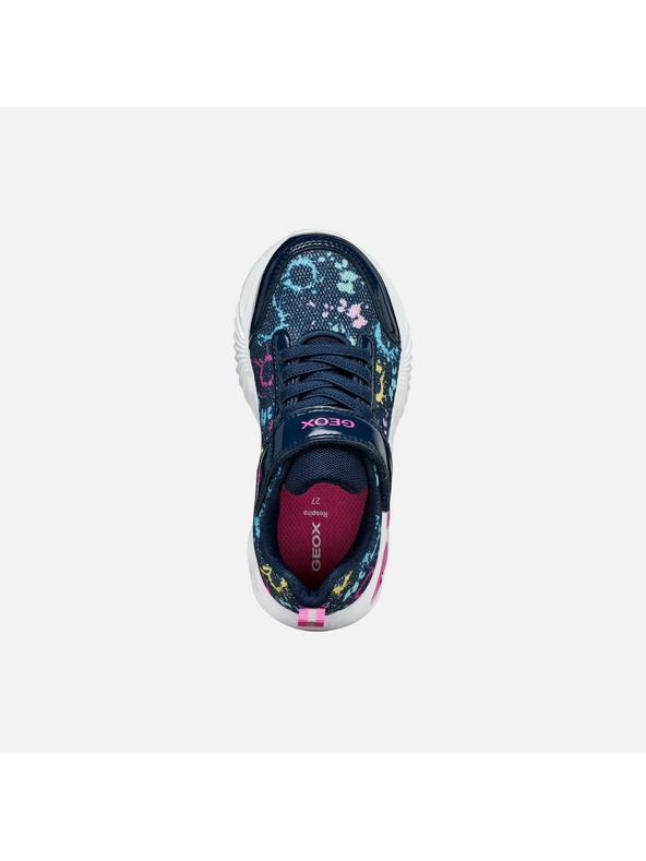 Geox Temno modra djecja svetleca sportna copata Geox Assister