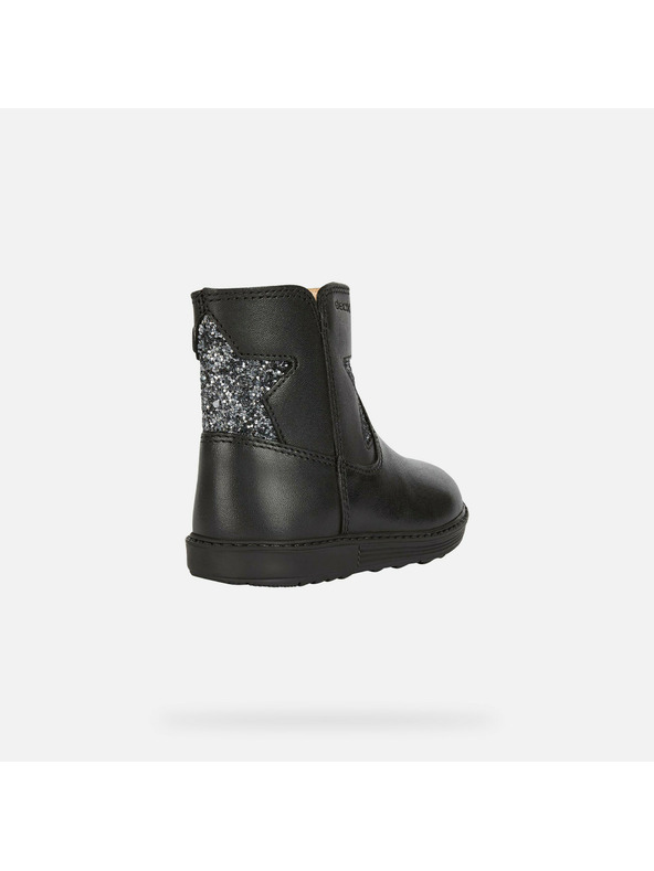 Geox Crna djecja visoka copata Geox Hynde