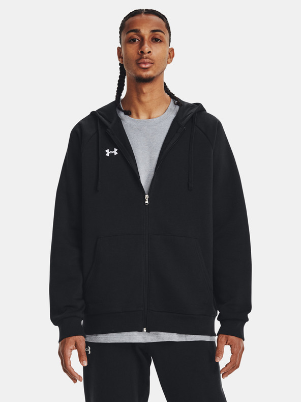 Under Armour Moški pulover Under Armour UA Rival Fleece FZ Hoodie