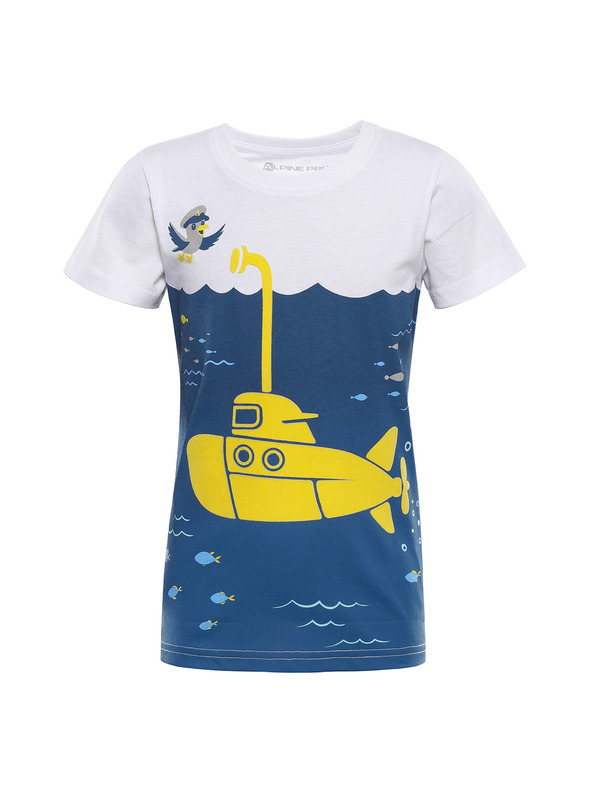 ALPINE PRO Otroška hitro sušeča se majica ALPINE PRO REJO 2 bela varianta pa