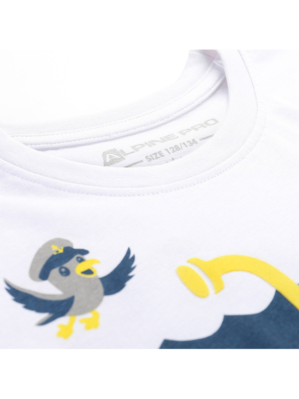 ALPINE PRO Otroška hitro sušeča se majica ALPINE PRO REJO 2 bela varianta pa