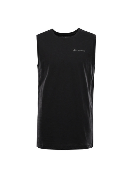 ALPINE PRO Moška bombažna majica brez rokavov ALPINE PRO QUARET 2 črna varianta pa