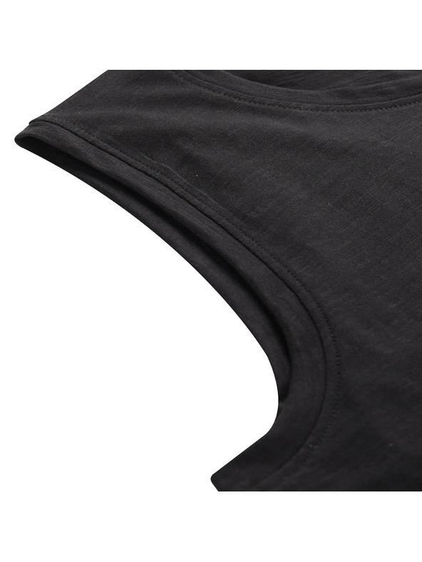 ALPINE PRO Moška bombažna majica brez rokavov ALPINE PRO QUARET 2 črna varianta pa