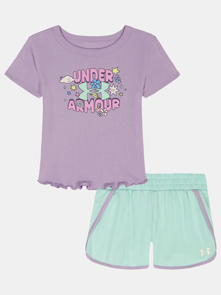 Under Armour Dekliški set Under Armour UA BABY TEE KNIT SHORT SET