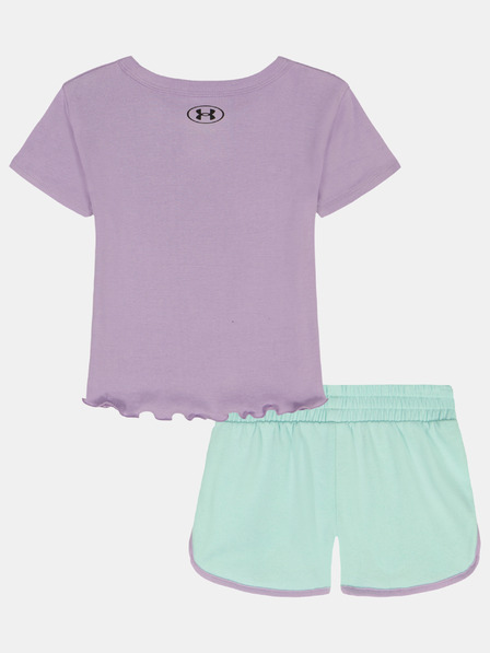Under Armour Dekliški set Under Armour UA BABY TEE KNIT SHORT SET