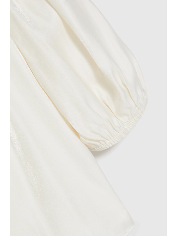 Moodo Majica s puhastimi rokavi kremna Moodo