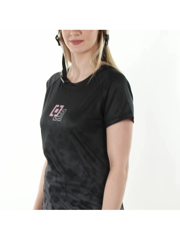 Horsefeathers Kolesarski dres Deco - black/cheetah