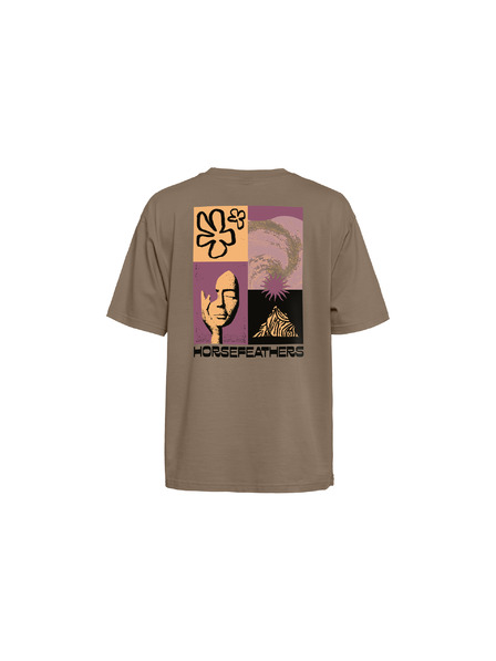 Horsefeathers Majica Venus - fosil