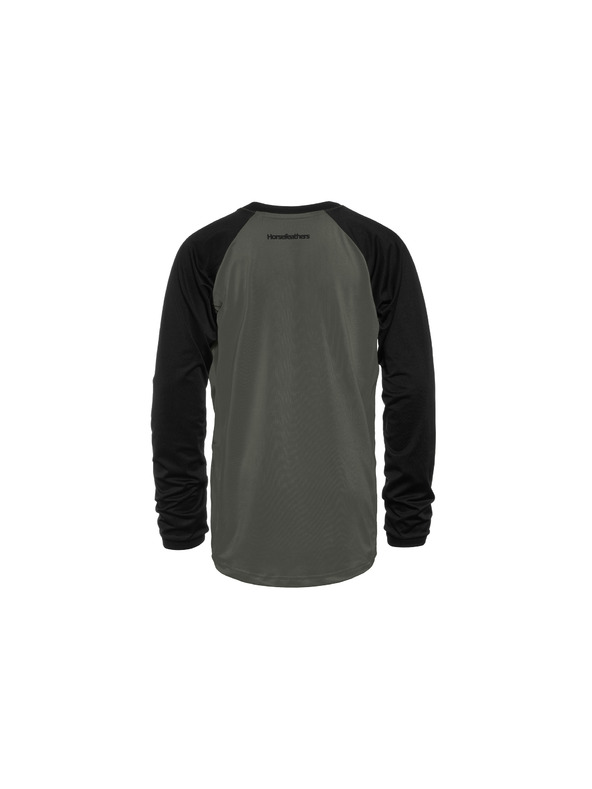 Horsefeathers Otroska kolesarska majica Spike LS - chimera/black