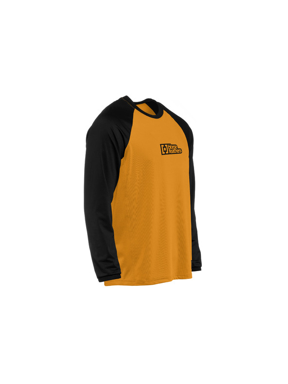 Horsefeathers Kolesarskі dres Spike LS - sunflower/black