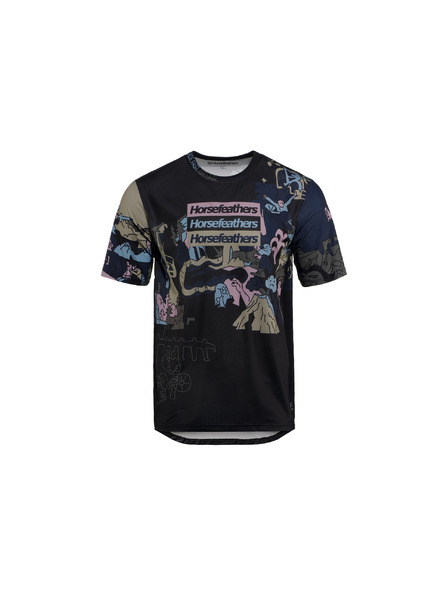 Horsefeathers Kolesarski dres Quantum - doodle