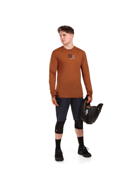 Horsefeathers Kolesarskа majica Fury LS - rust