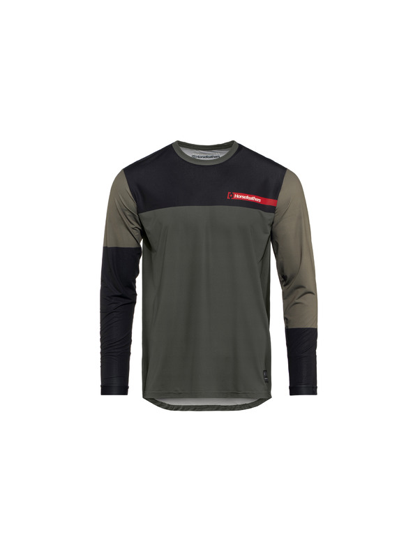 Horsefeathers Kolesarski dres Quantum LS - chimera/walnut