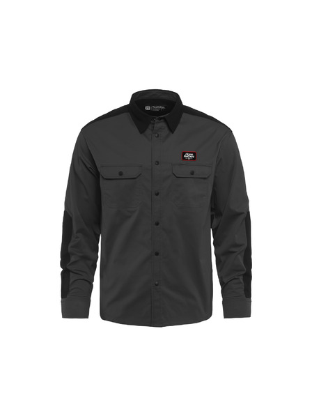 Horsefeathers Tehnična kolesarska srajca Prom - temno siva