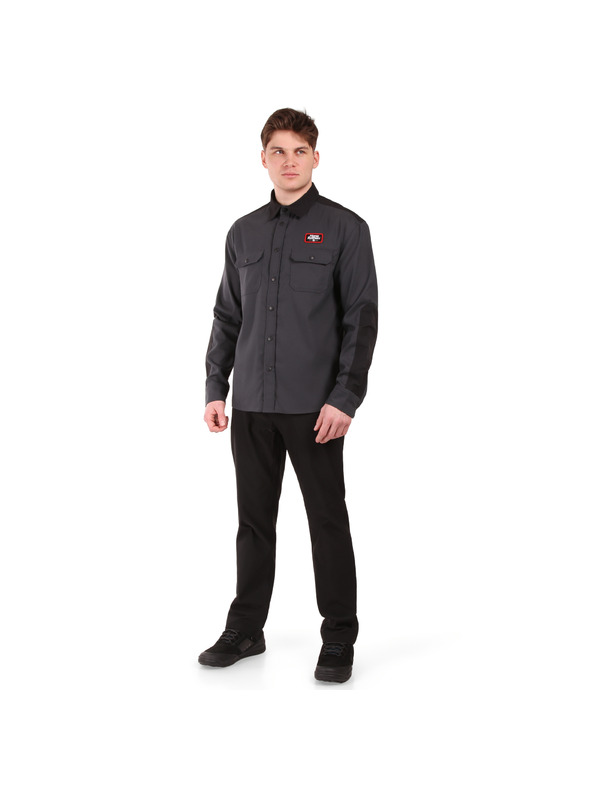 Horsefeathers Tehnična kolesarska srajca Prom - temno siva