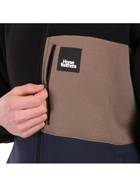 Horsefeathers Pulover Vick - black/indigo