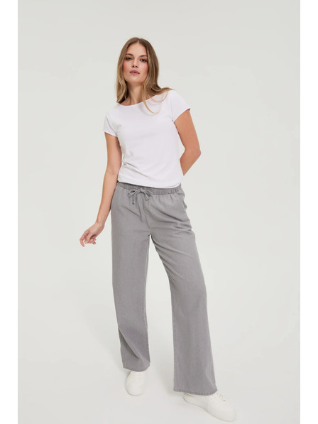 Moodo Sive jeans hlače z wide leg krojem Moodo