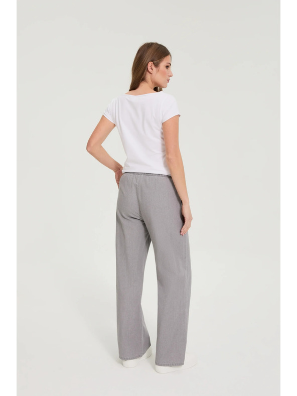 Moodo Sive jeans hlače z wide leg krojem Moodo