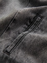 Ombre Clothing Moška bomber jakna iz džinsa z učinkom pranja kamenja - siva V1 OM-JADJ-0163 Ombre Clothing
