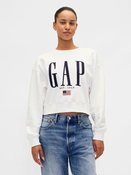 GAP Oversize jopica z logom VintageSoft GAP