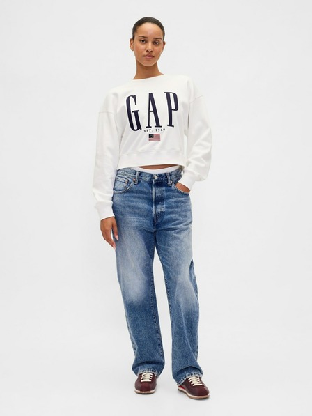 GAP Oversize jopica z logom VintageSoft GAP