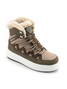 ALPINE PRO Ženska zimska obutev z membrano ptx ALPINE PRO IKEDA chocolate chip