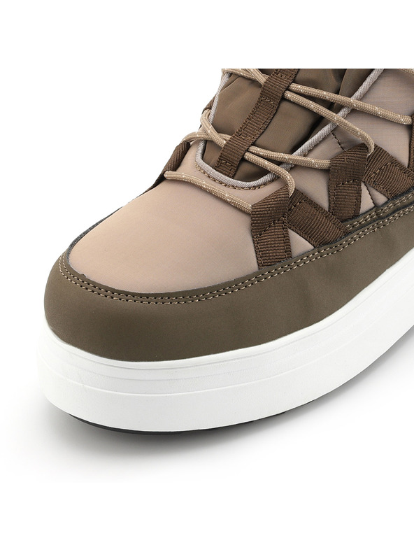 ALPINE PRO Ženska zimska obutev z membrano ptx ALPINE PRO IKEDA chocolate chip