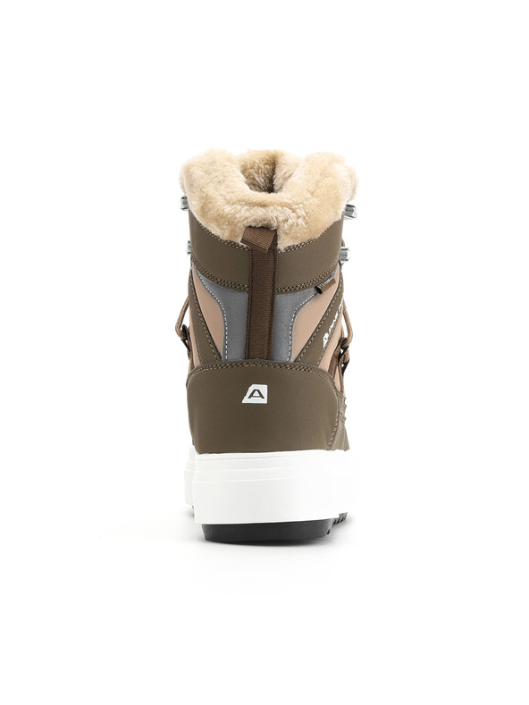 ALPINE PRO Ženska zimska obutev z membrano ptx ALPINE PRO IKEDA chocolate chip