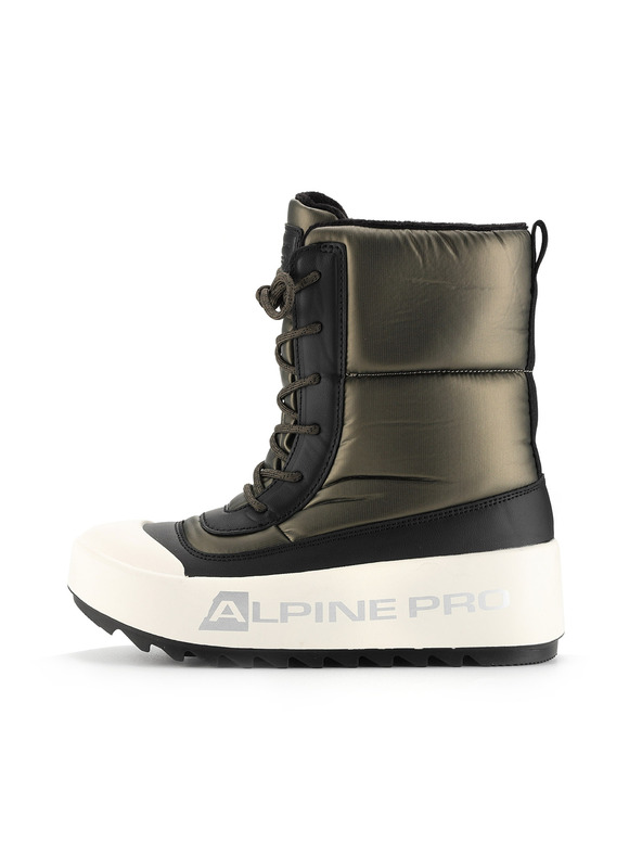 ALPINE PRO Ženska zimska obuv s toplo podloženim notranjim čevljem ALPINE PRO ODARA ivy green
