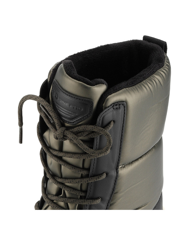 ALPINE PRO Ženska zimska obuv s toplo podloženim notranjim čevljem ALPINE PRO ODARA ivy green