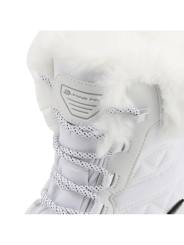 ALPINE PRO Ženska zimska obutev s membrano ptx ALPINE PRO KOLATA white