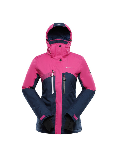 ALPINE PRO Ženska smučarska jakna z membrano ptx snow ALPINE PRO DEARA 2 fuchsia fedora