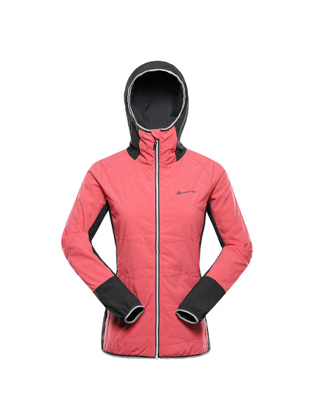 ALPINE PRO Ženska outdoor jakna z obdelavo dwr ALPINE PRO MORGENA calypso coral