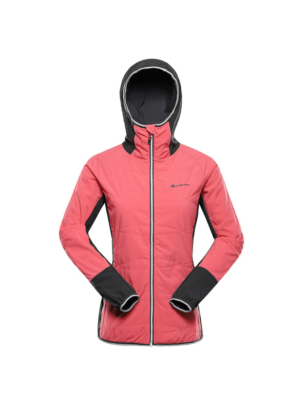 ALPINE PRO Ženska outdoor jakna z obdelavo dwr ALPINE PRO MORGENA calypso coral