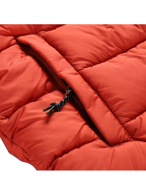 ALPINE PRO Ženski zimski ultralahek plašč hi-therm ALPINE PRO DEFRA red clay