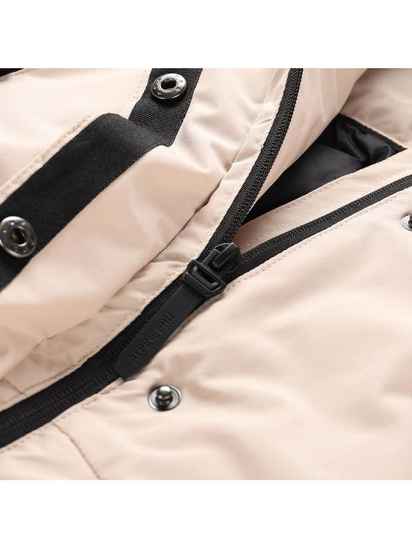 ALPINE PRO Ženski zimski plašč z membrano ptx ALPINE PRO WUSSA shifting sand