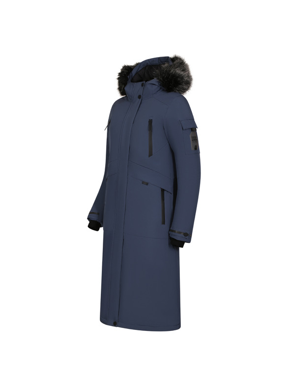 ALPINE PRO Ženski zimski plašč z membrano ptx ALPINE PRO WUSSA vintage indigo