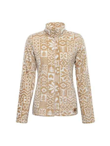 ALPINE PRO Ženska flis jopica s supratherm ALPINE PRO EFLINA white pepper varianta pa