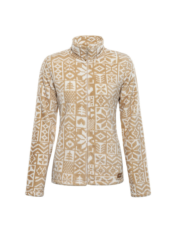 ALPINE PRO Ženska flis jopica s supratherm ALPINE PRO EFLINA white pepper varianta pa