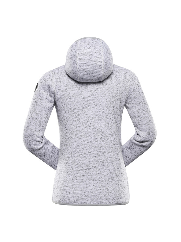 ALPINE PRO Ženska topla jopica z zadrgo ALPINE PRO ZEGA 2 white