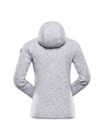 ALPINE PRO Ženska topla jopica z zadrgo ALPINE PRO ZEGA 2 white