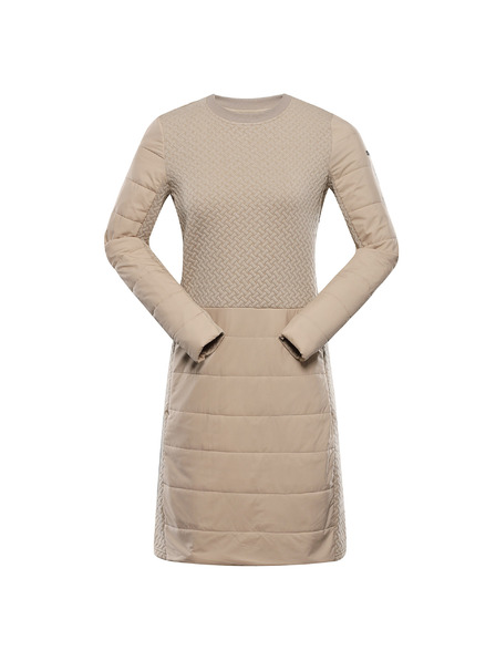 ALPINE PRO Ženske obleke s toplo polnilo hi-therm ALPINE PRO OLWA white pepper